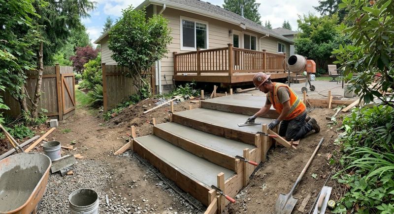 Concrete Steps Installation Service